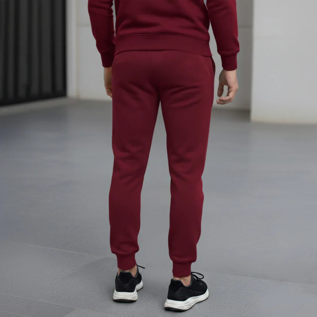 ML FLEECE TROUSER – BURGUNDY - NAVZA