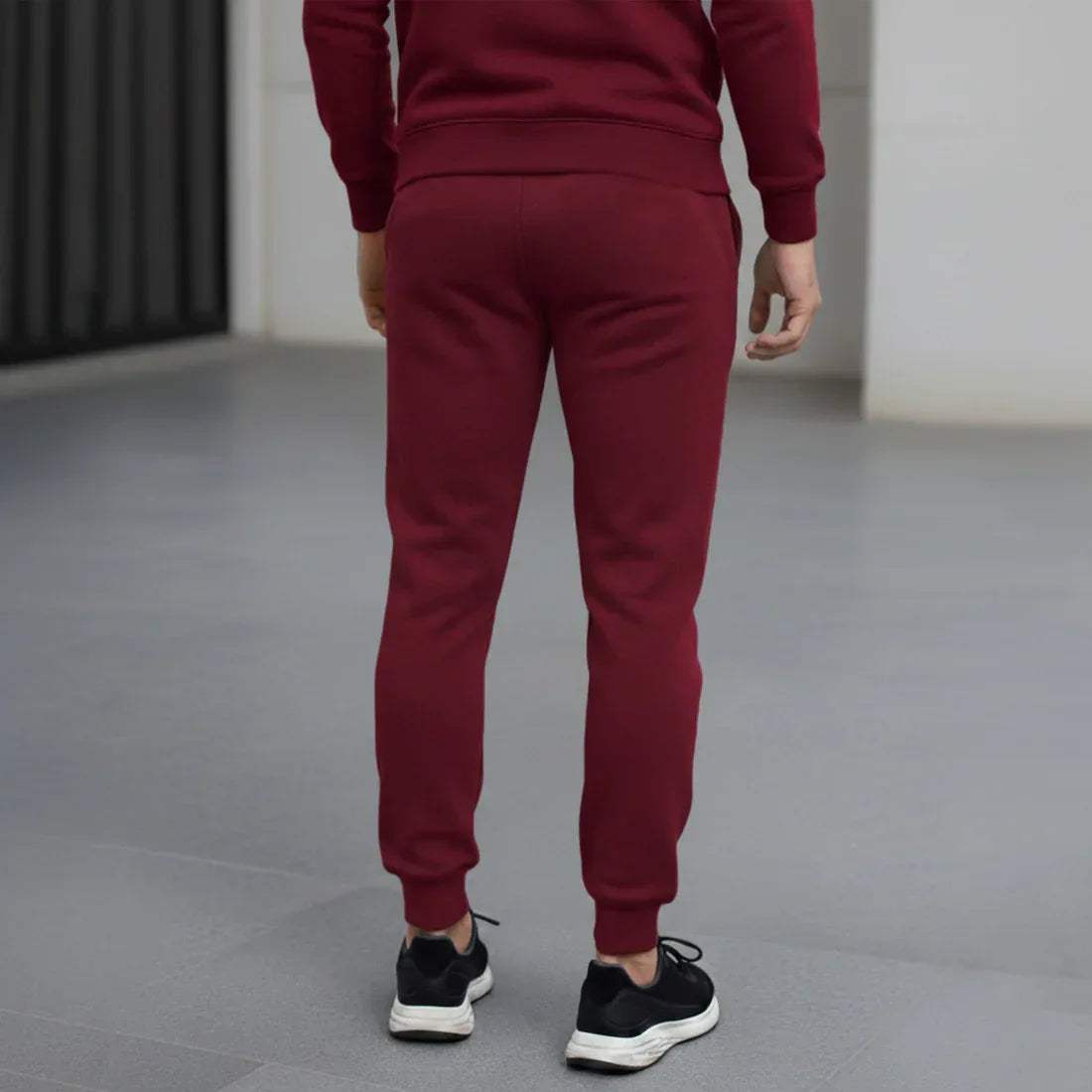 ML FLEECE TROUSER – BURGUNDY - NAVZA