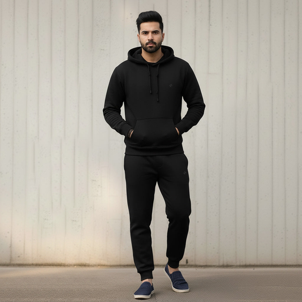ML PULLOVER HOODIE TRACKER – BLACK