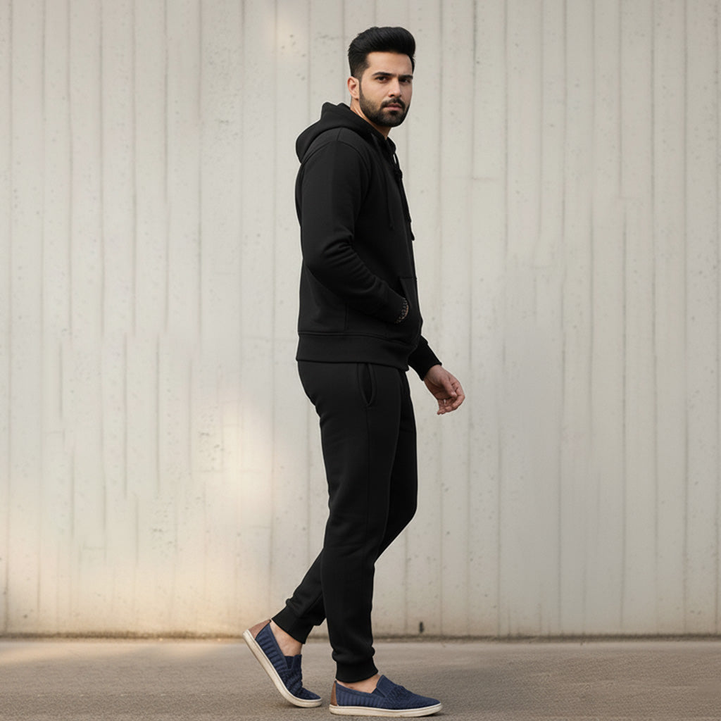 ML PULLOVER HOODIE TRACKER – BLACK