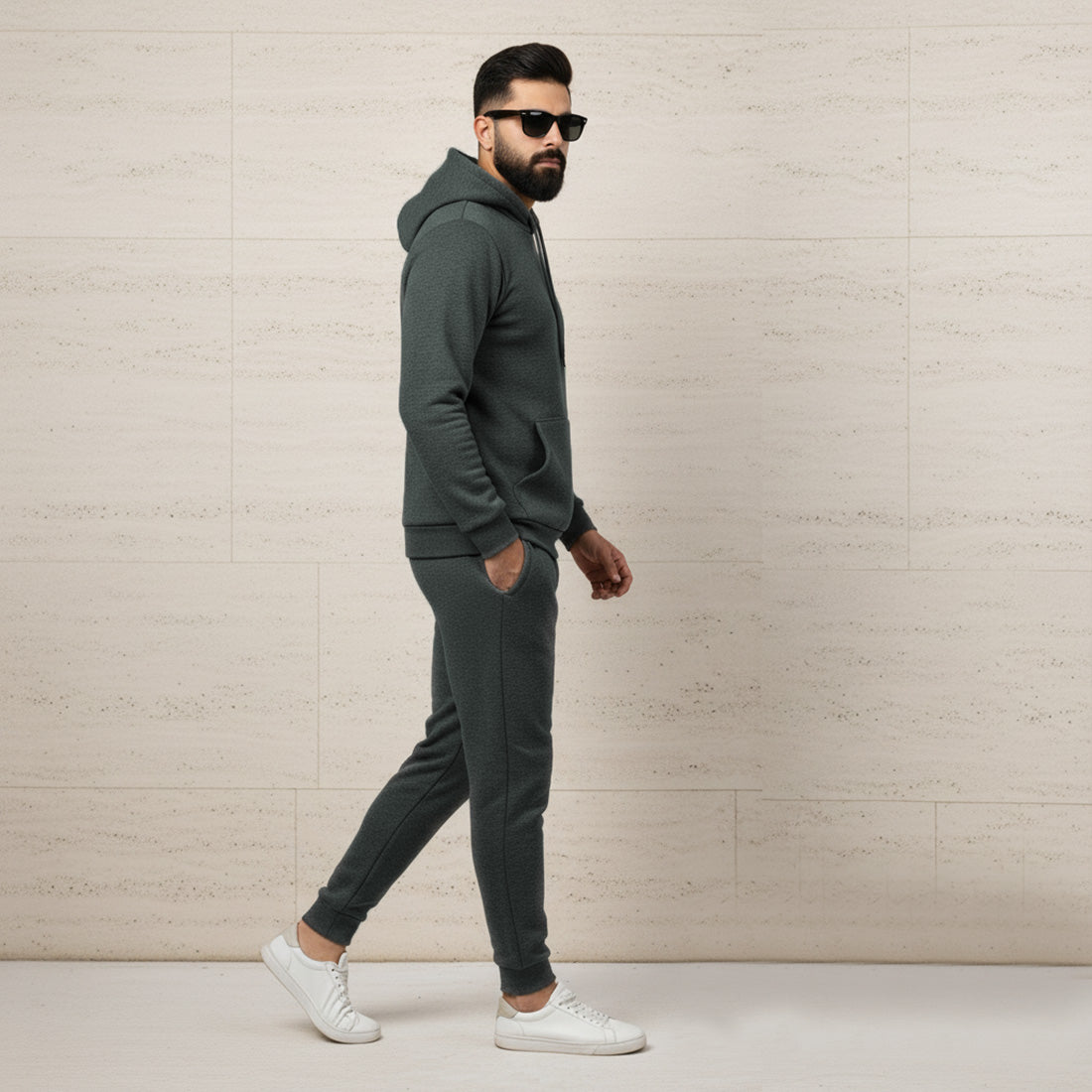 ML PULLOVER HOODIE TRACKER – CHARCOAL