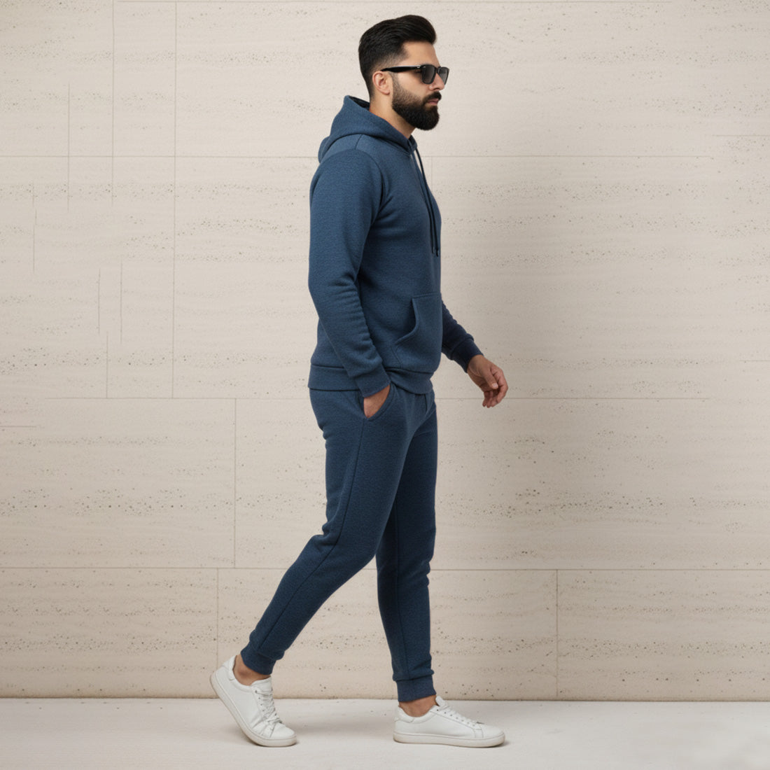 ML PULLOVER HOODIE TRACKER – DENIM
