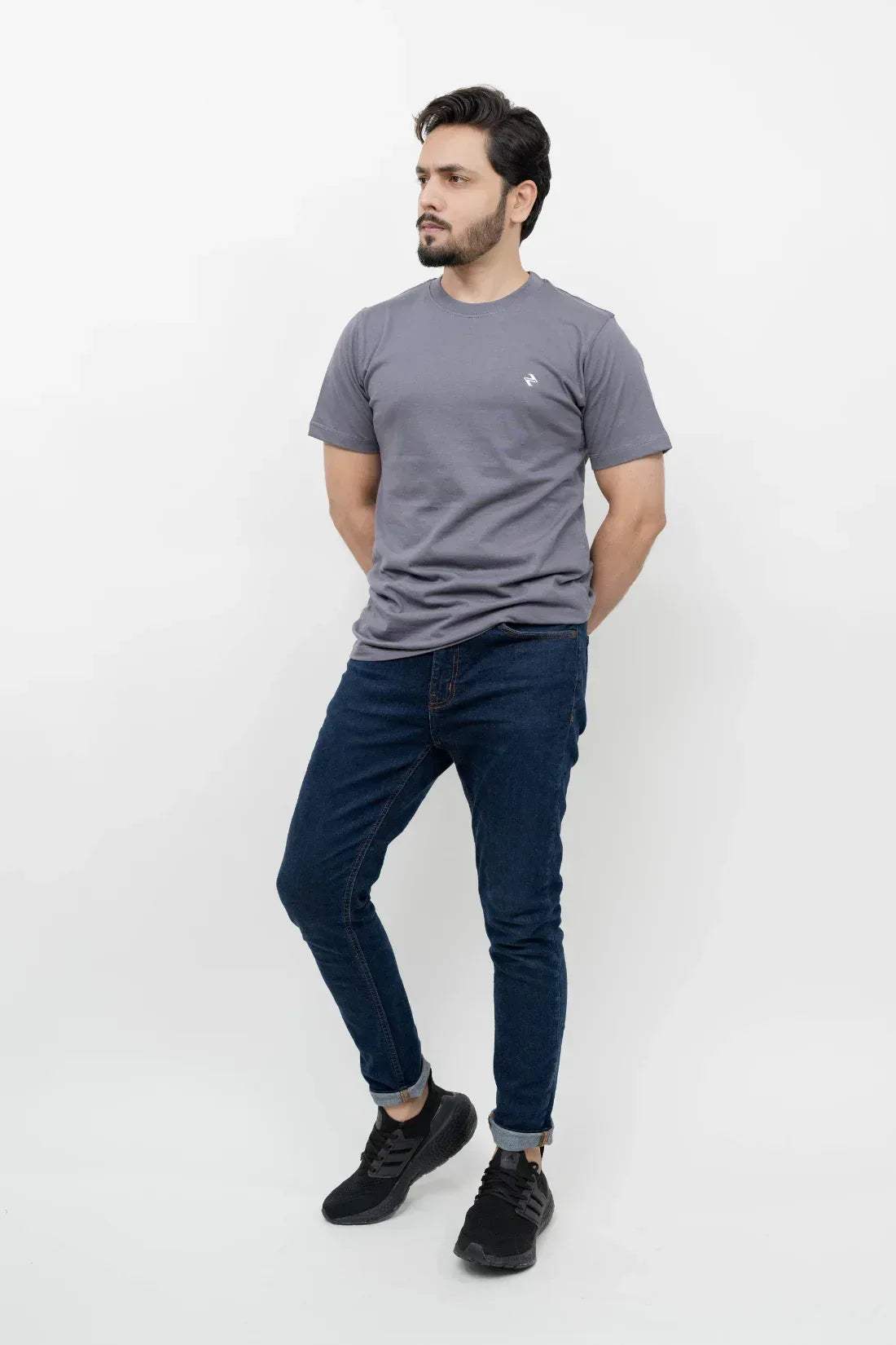 ML REGULAR FIT TEE – GREY - NAVZA