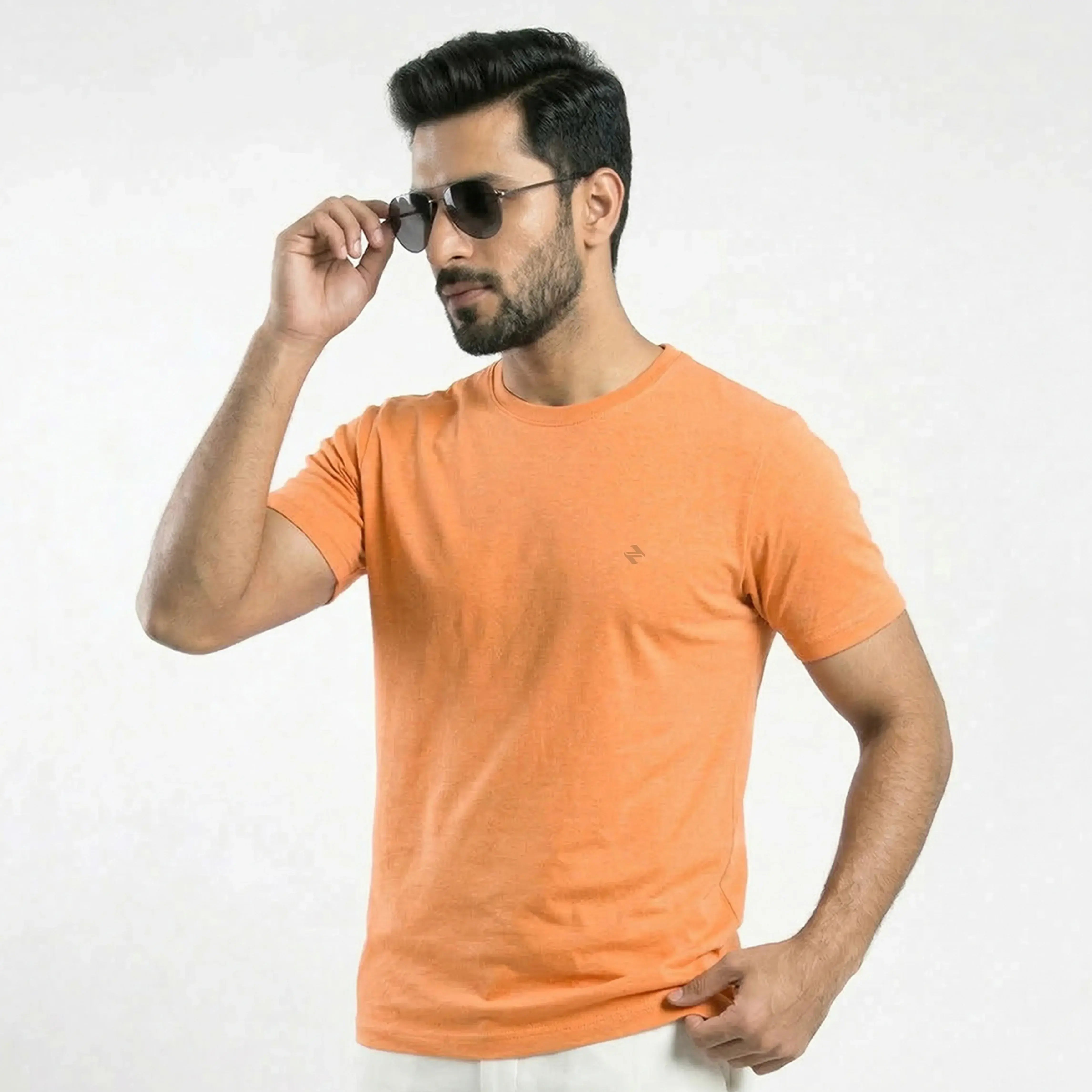 REGULAR T-SHIRT ORANGE NAVZA