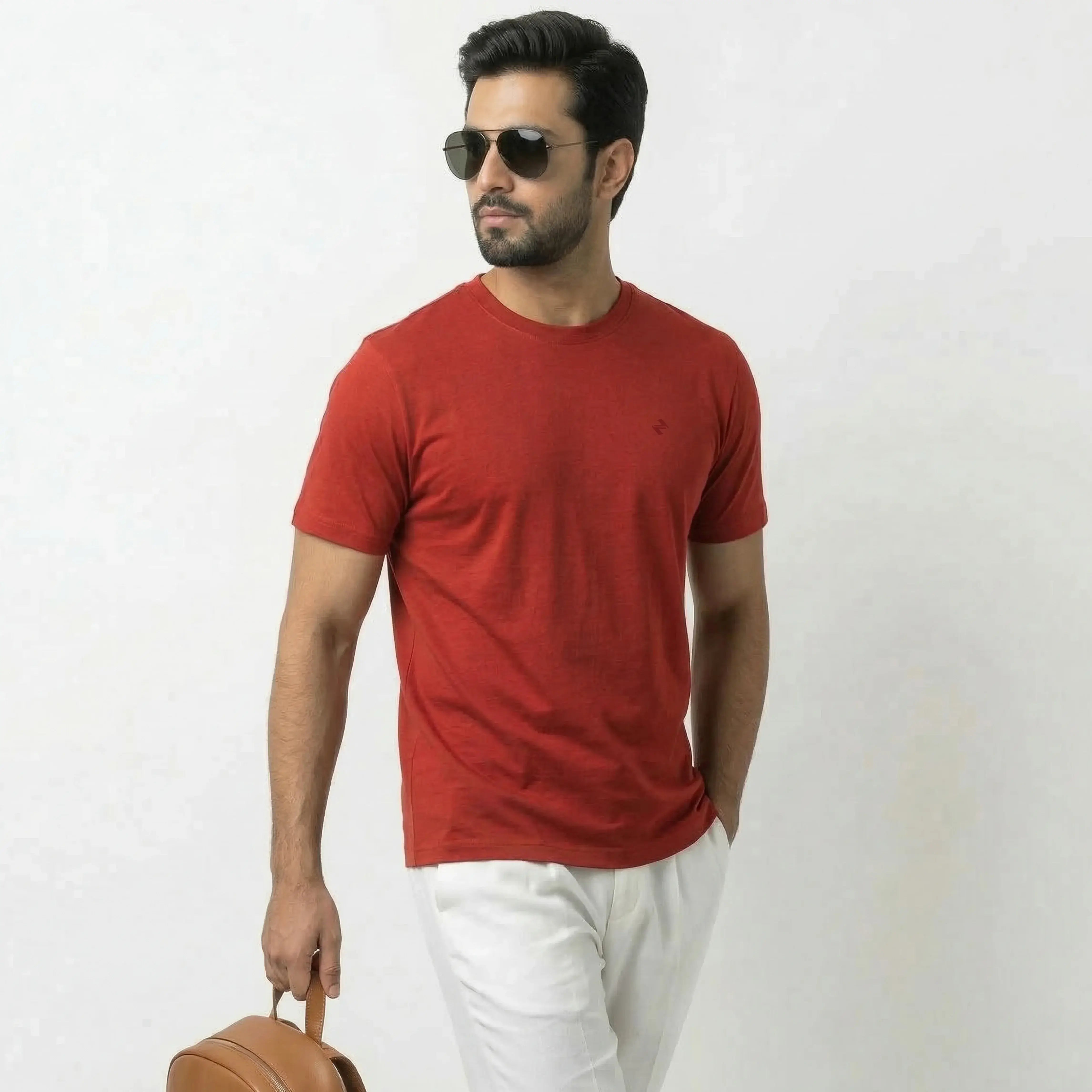 REGULAR T-SHIRT RED NAVZA