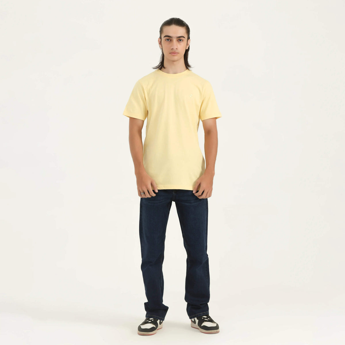 ML REGULAR FIT TEE YELLOW NAVZA