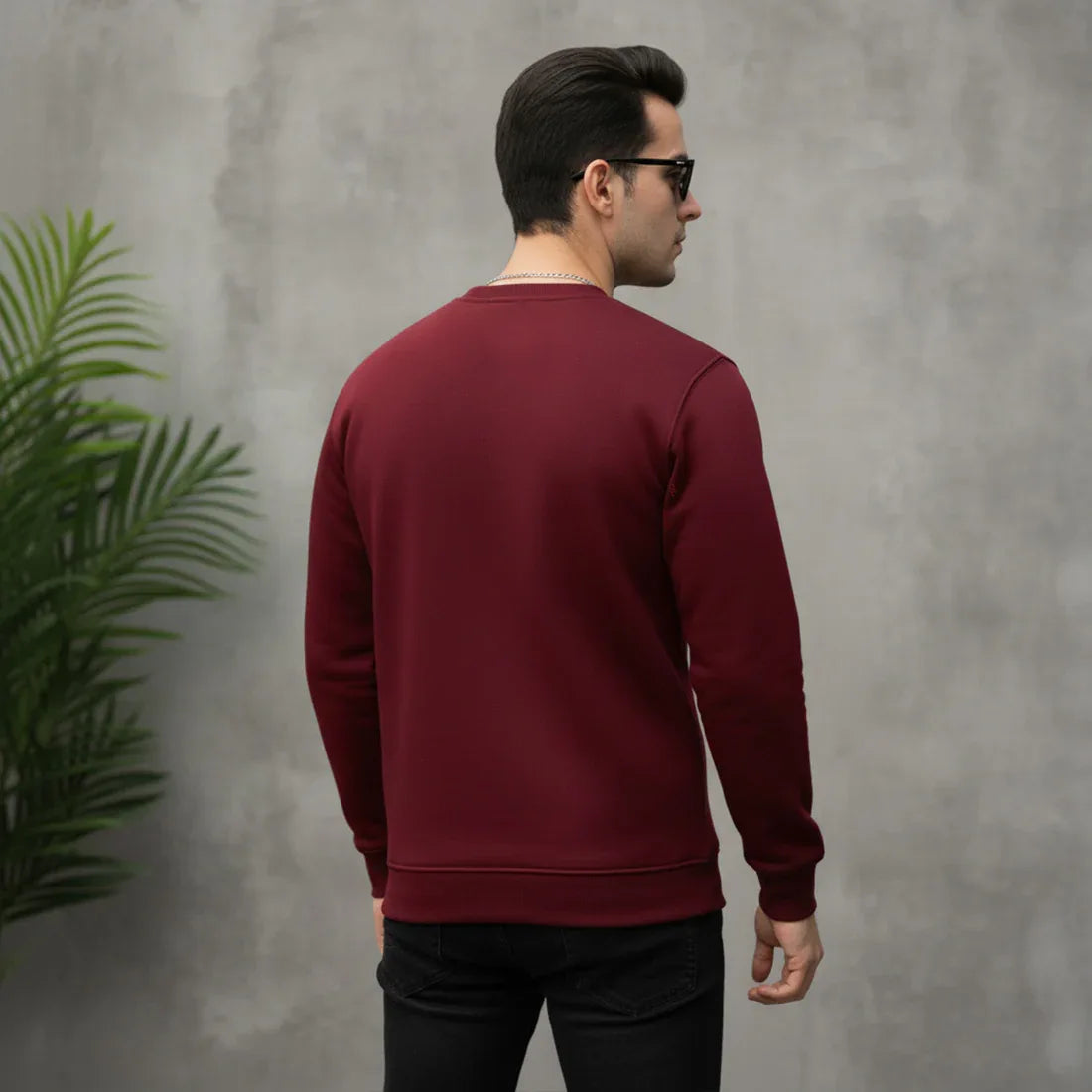 ML SWEATSHIRT – BURGUNDY - NAVZA
