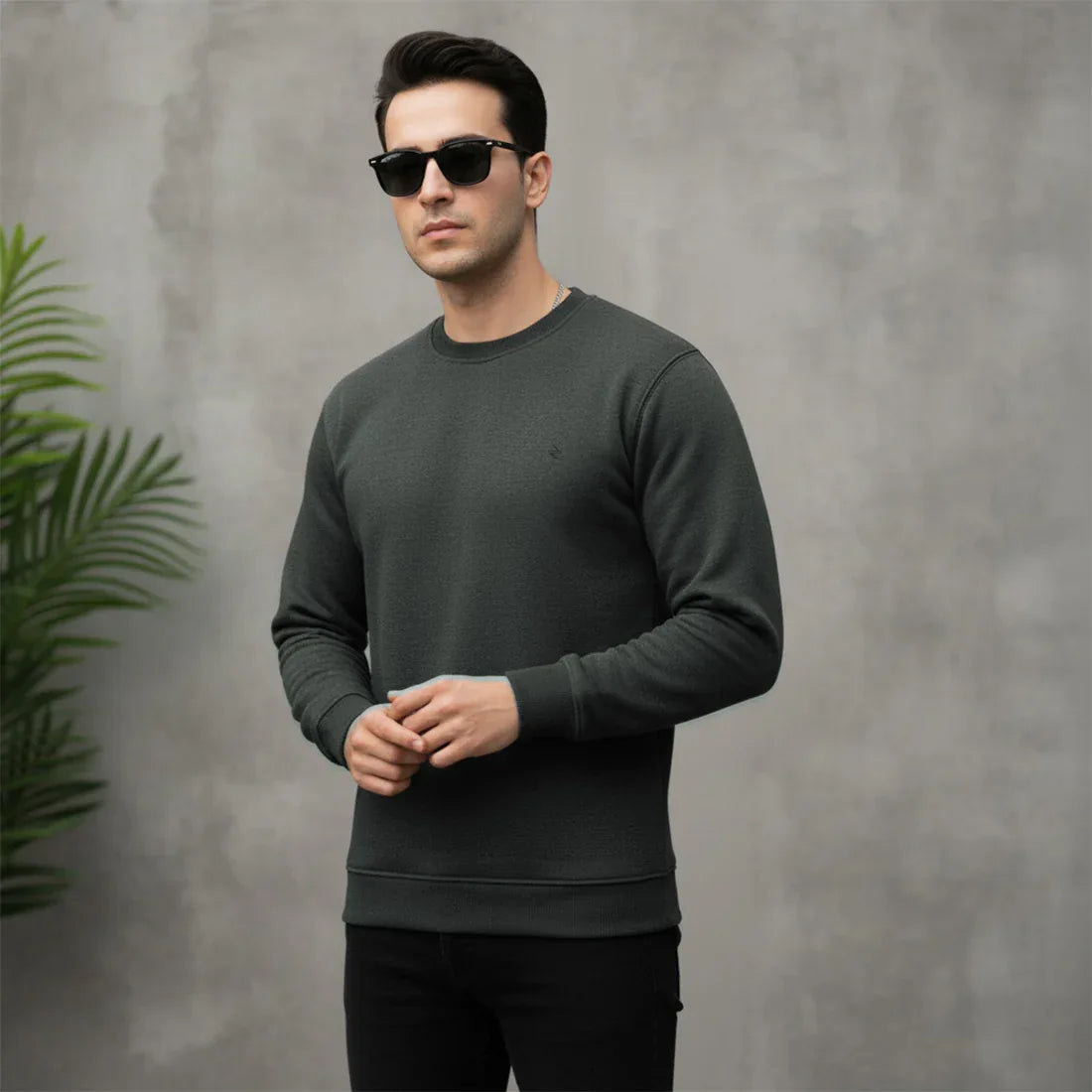 ML SWEATSHIRT – CHARCOAL - NAVZA