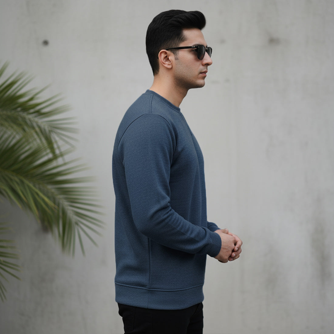 ML Sweatshirts Denim | NAVZA