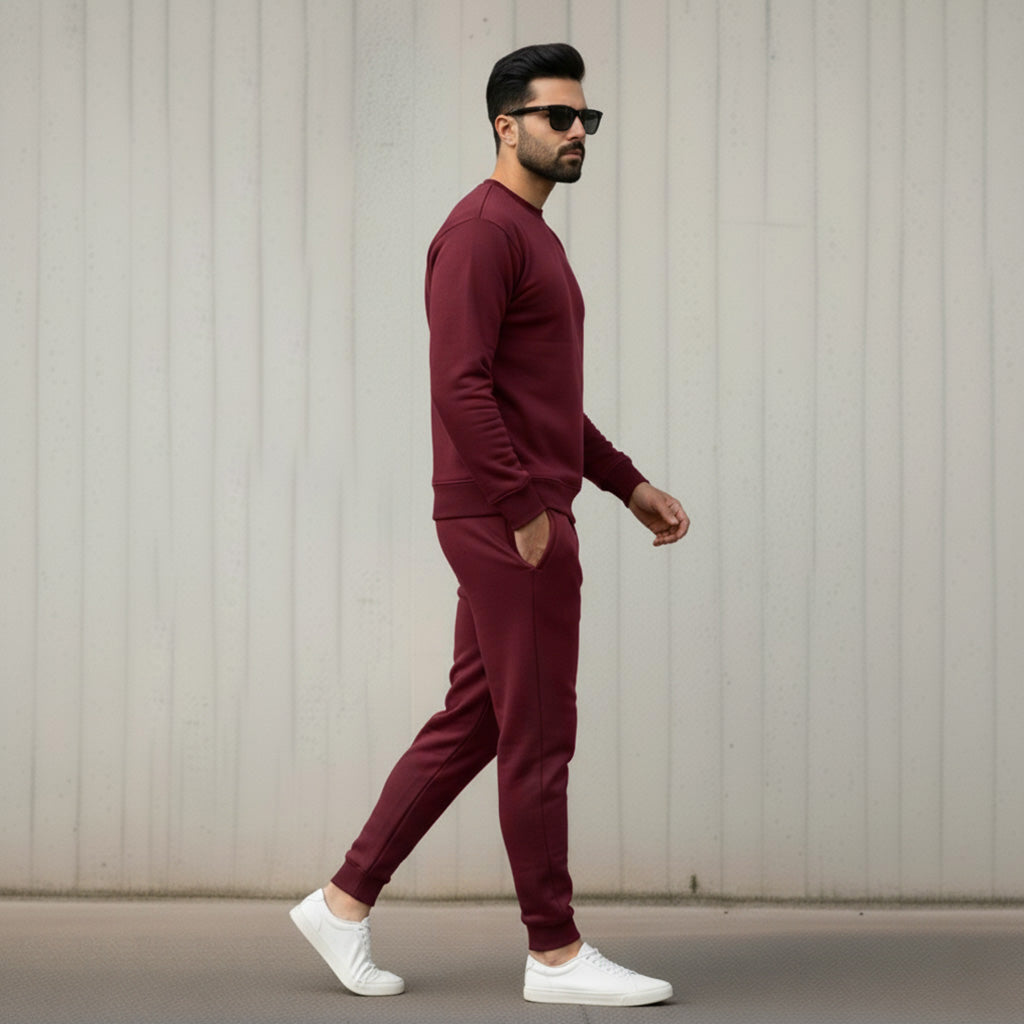 ML SWEATSHIRT TRACKER – BURGUNDY