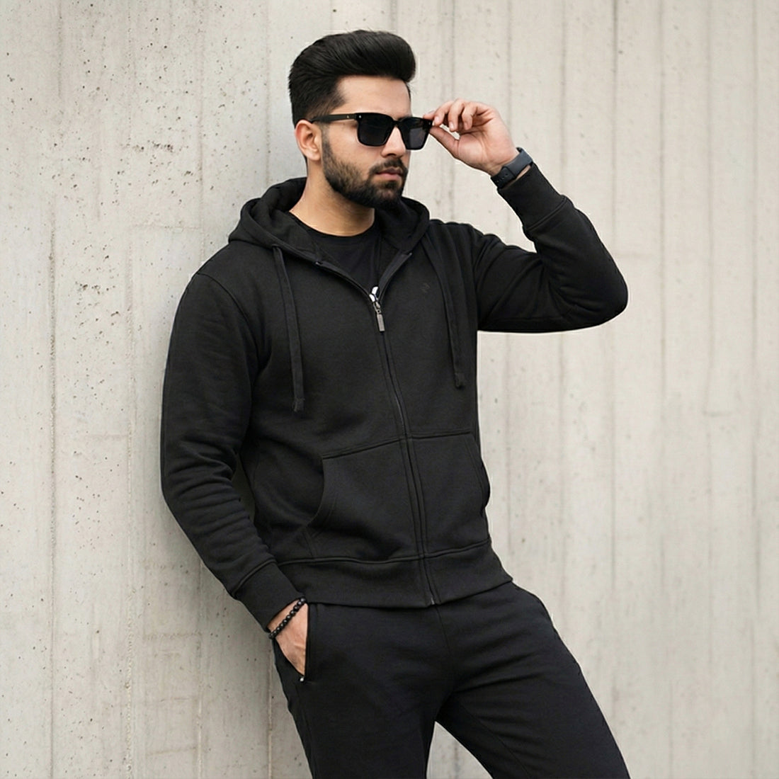 ML ZIPPER BLACK | NAVZA