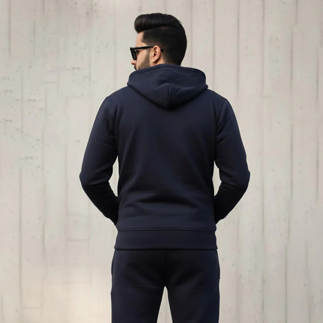 ML ZIPPER HOODIE - NAVY - NAVZA