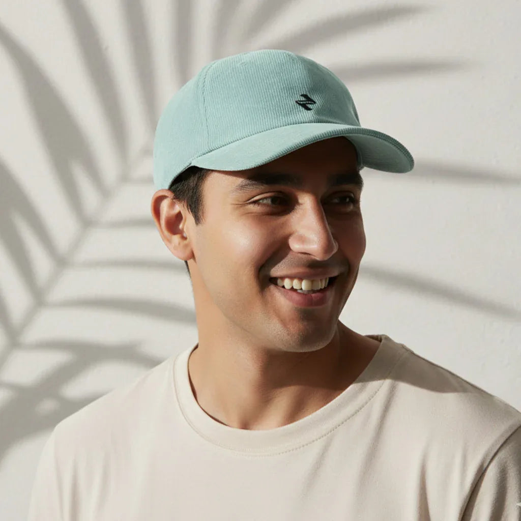 CORDUROY CAP | MINT-BLUE - NAVZA