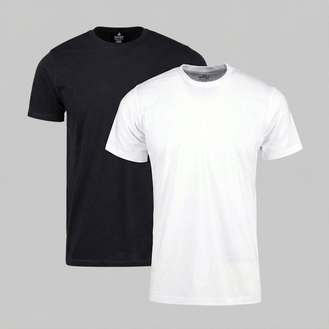 2 UNDERTEES WHITE-BLACK | NAVZA