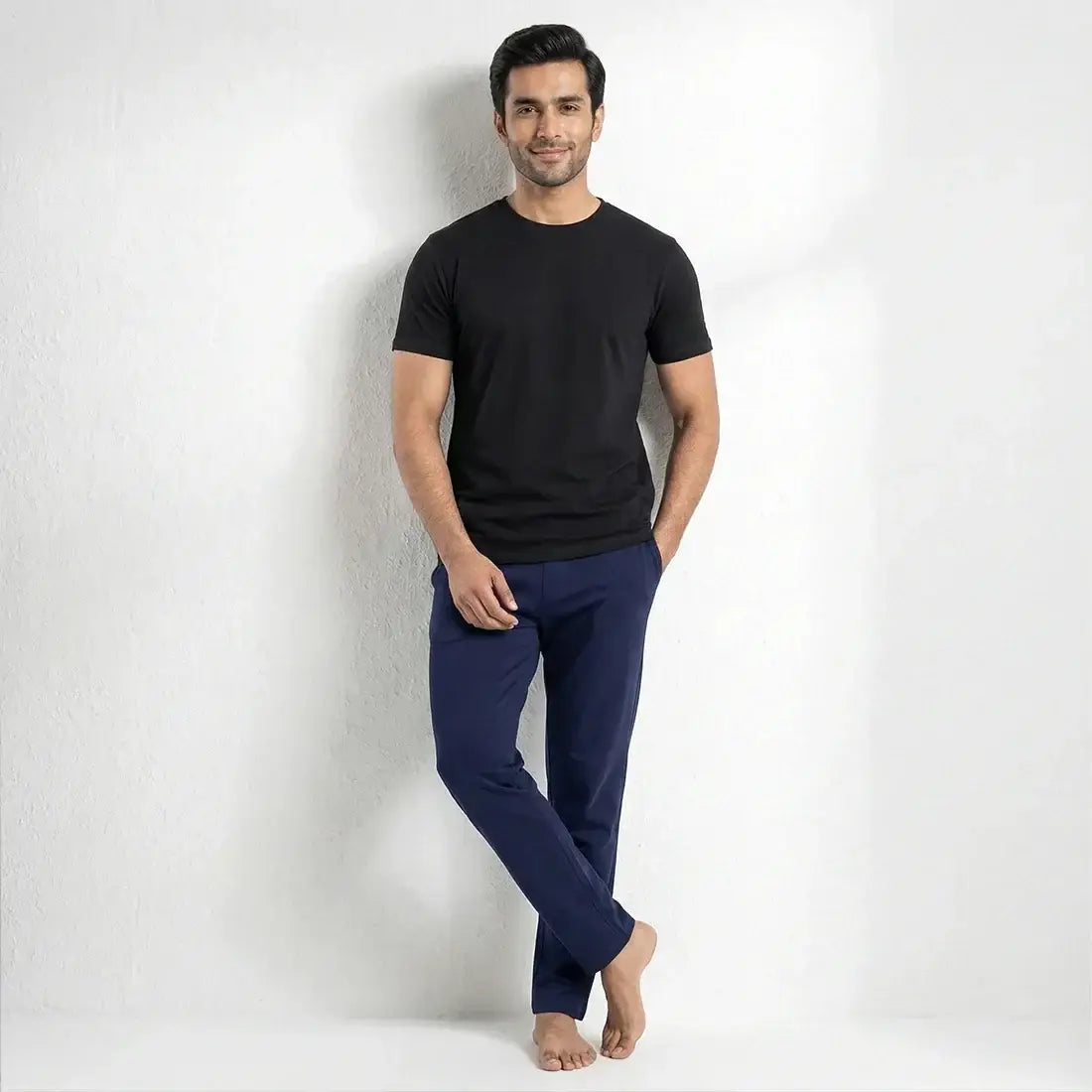 PACK OF BLACK TROUSER AND NAVY UNDERTEE NAVZA