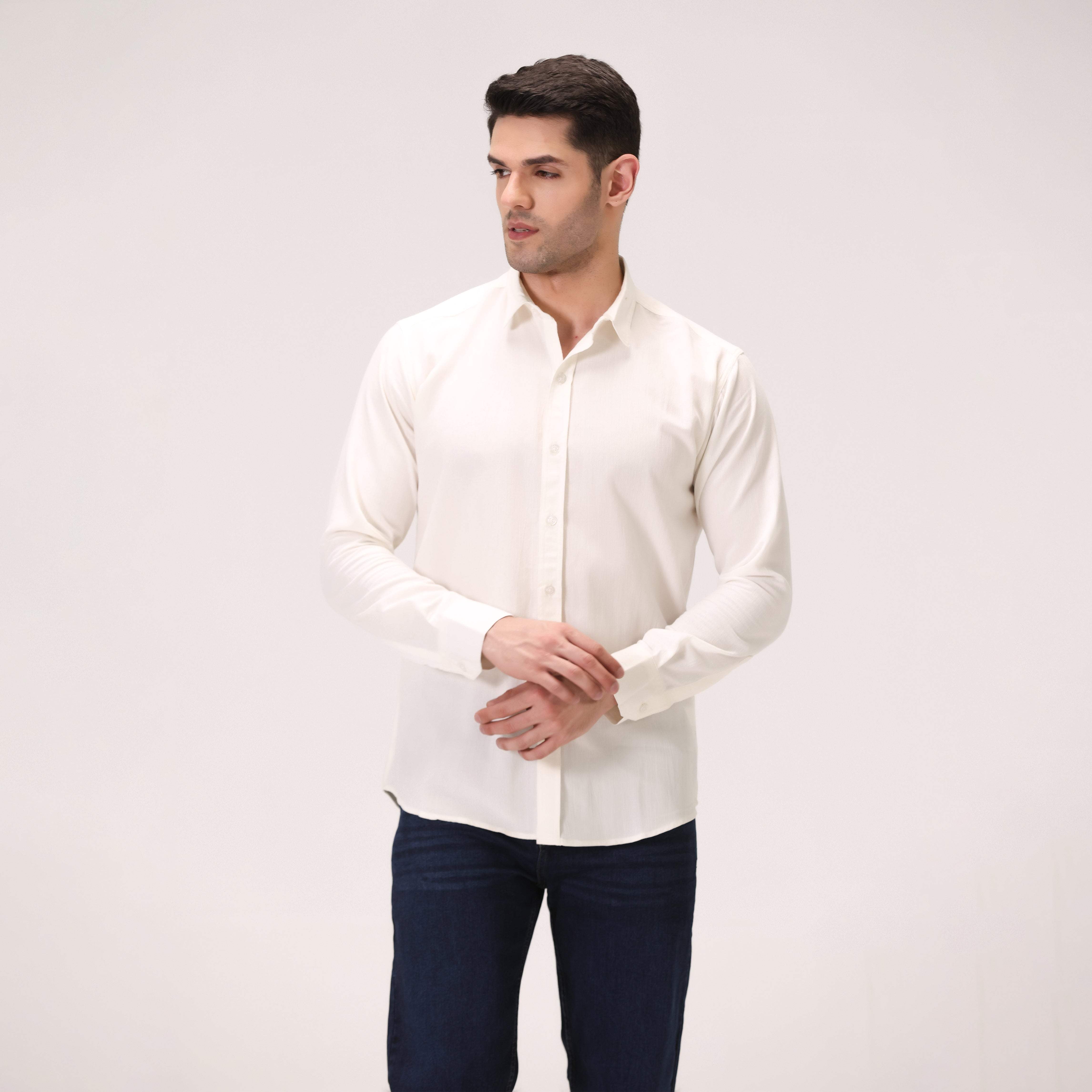 PLAIN SHIRT – WHITE