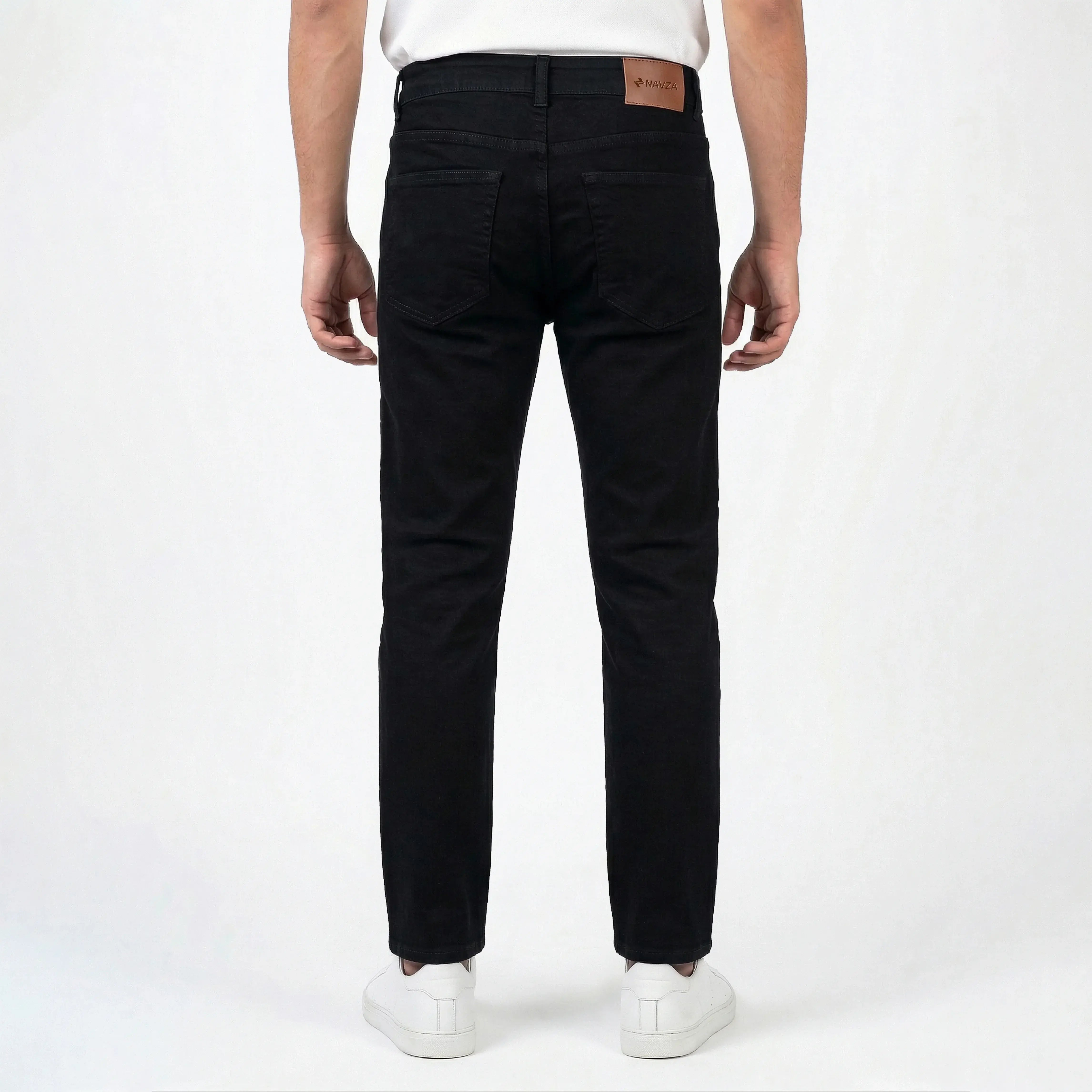 RELAXED STRAIGHT FIT DENIM - BLACK