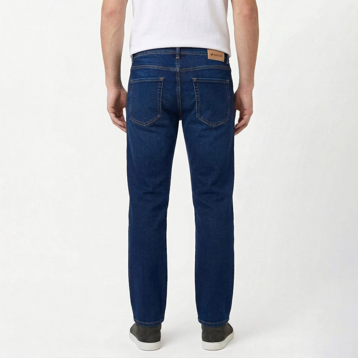 STRAIGHT FIT DENIM DARK BLUE NAVZA