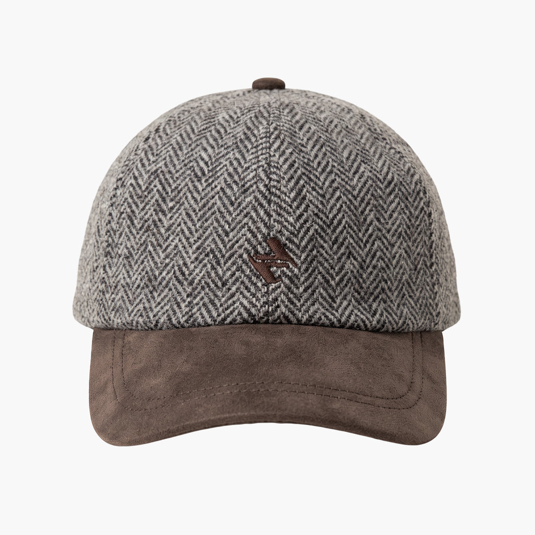 SCOTTISH HERRING BONE CAP GREY NAVZA