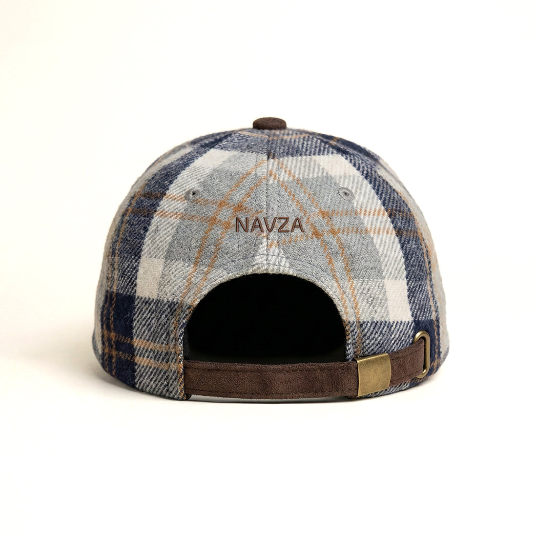Scottish tartan cap blue & white | NAVZA