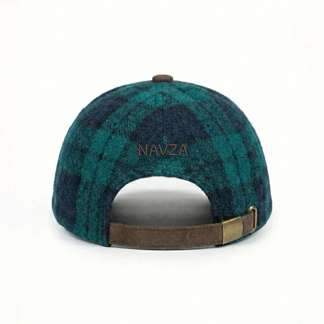 Scottish tartan cap green & blue | NAVZA