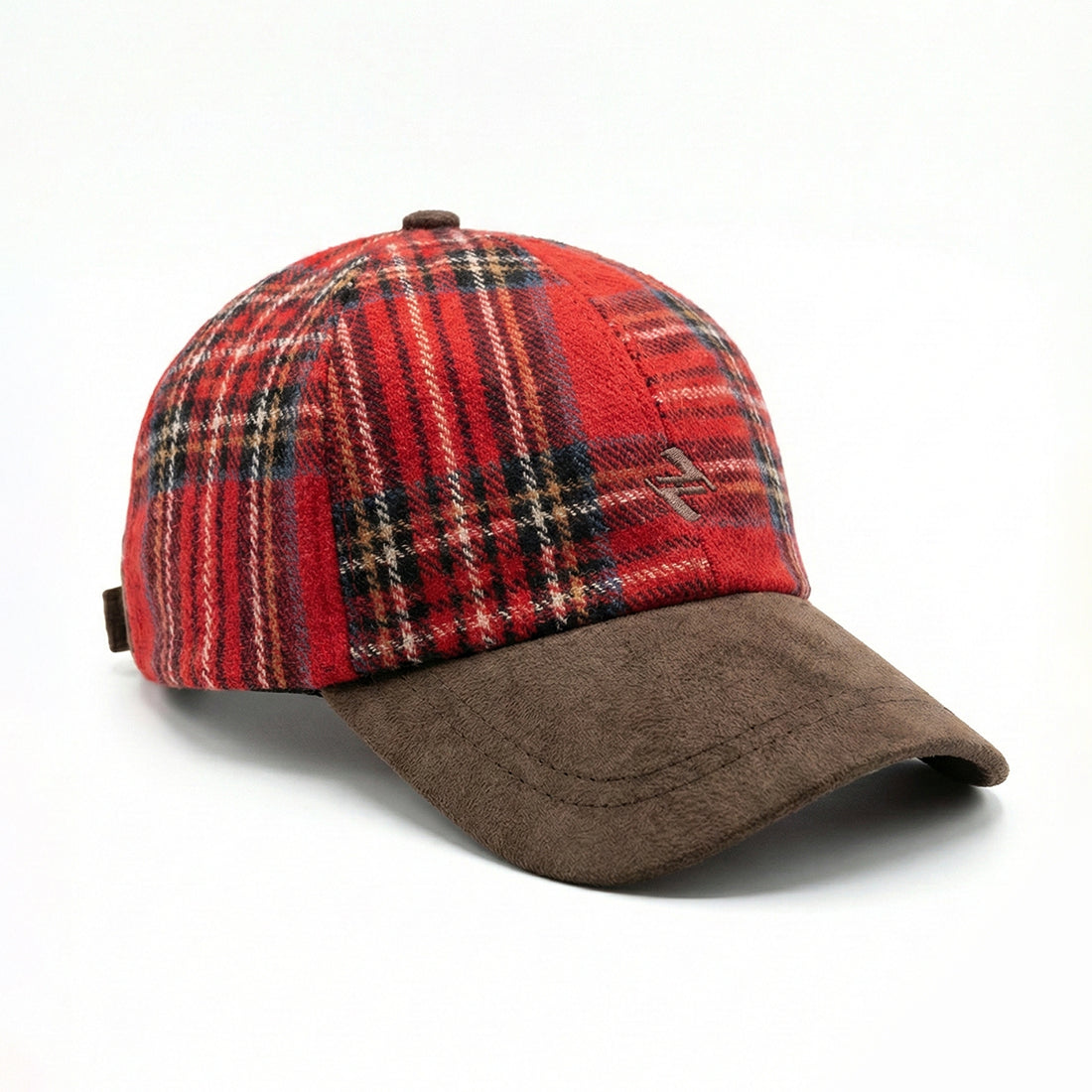 Scottish tartan cap red & black | NAVZA