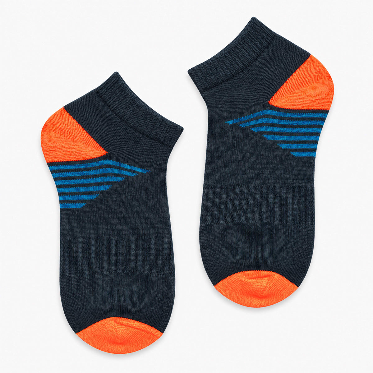 SPORT STRIPE ANKLET SOCKS NAVY