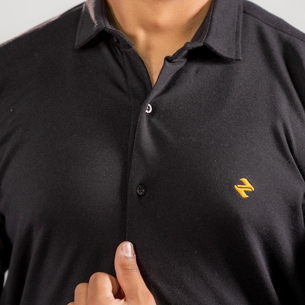 CL SMART SHIRT - BLACK - NAVZA