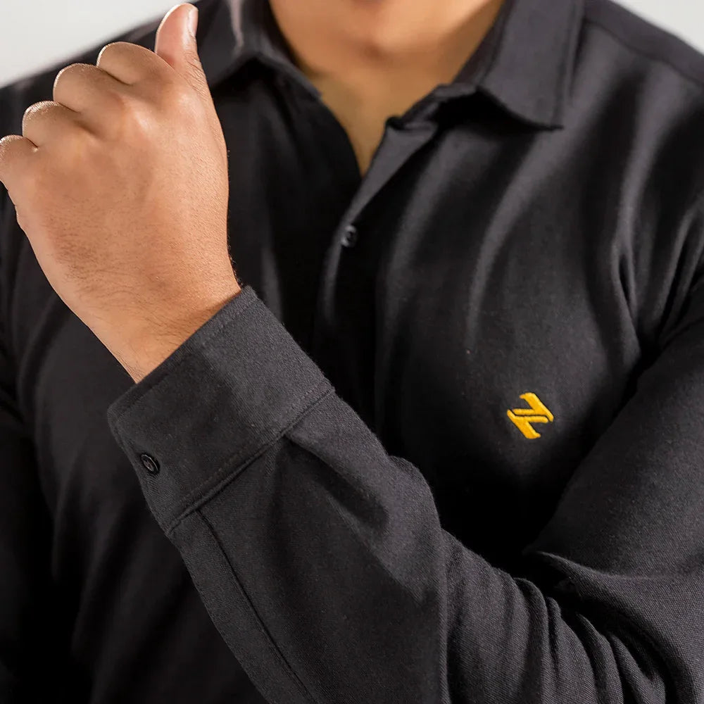 CL SMART SHIRT - BLACK - NAVZA