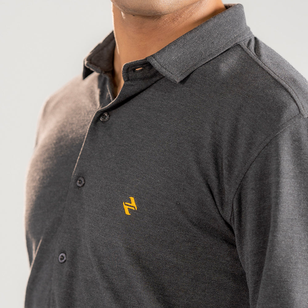 CL SMART SHIRT - CHARCOAL