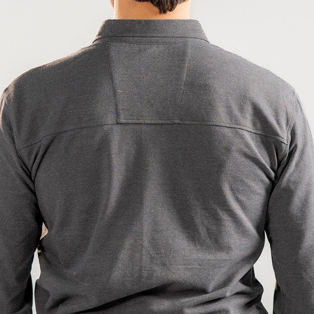 CL SMART SHIRT - CHARCOAL - NAVZA