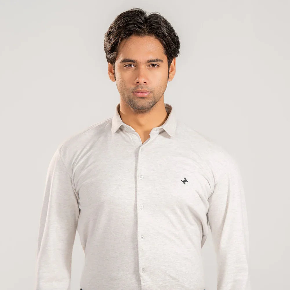 CL SMART SHIRT - LIGHT GREY - NAVZA