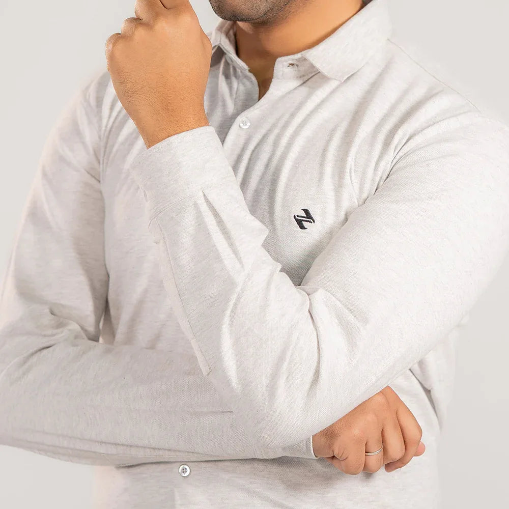 CL SMART SHIRT - LIGHT GREY - NAVZA