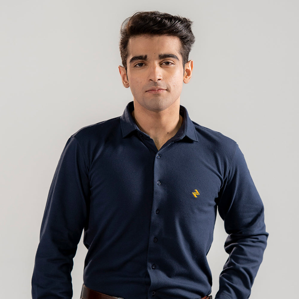 CL SMART SHIRT - NAVY