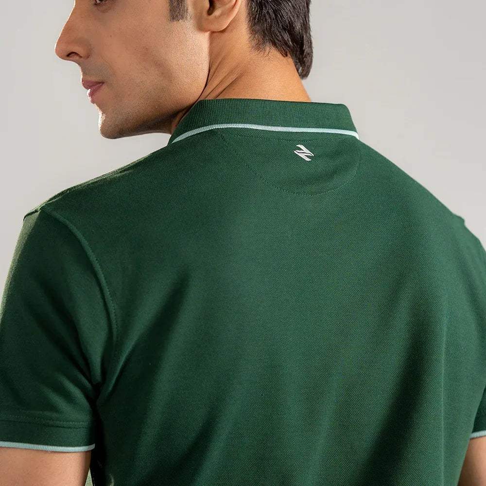 ST HV POLO - RICH GREEN - NAVZA