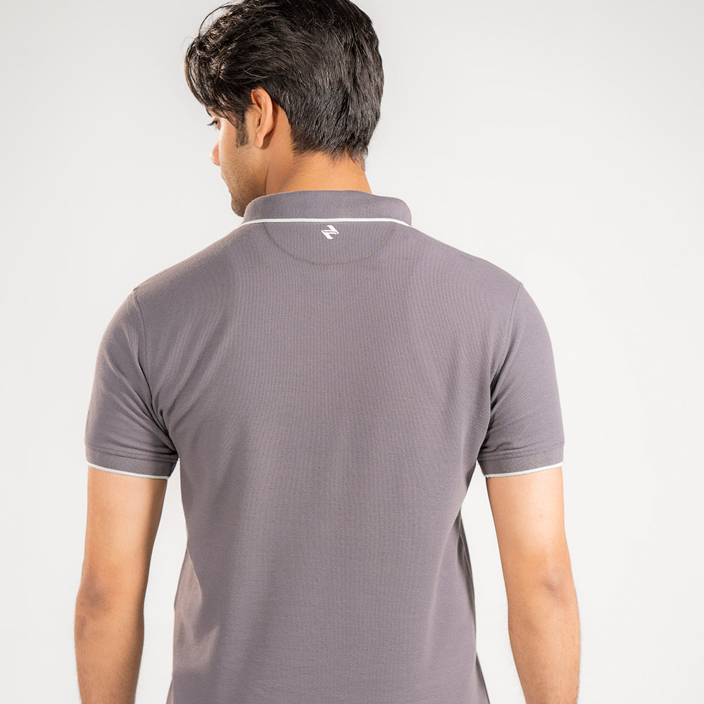 ST HV POLO - DARK GREY