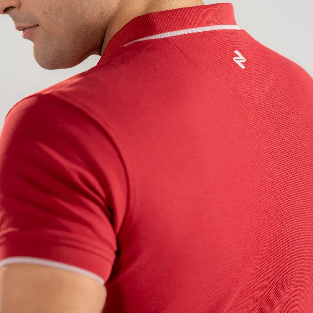 ST HV POLO - MAROON - NAVZA