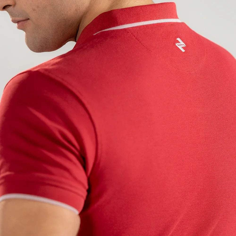 ST HV POLO - MAROON - NAVZA