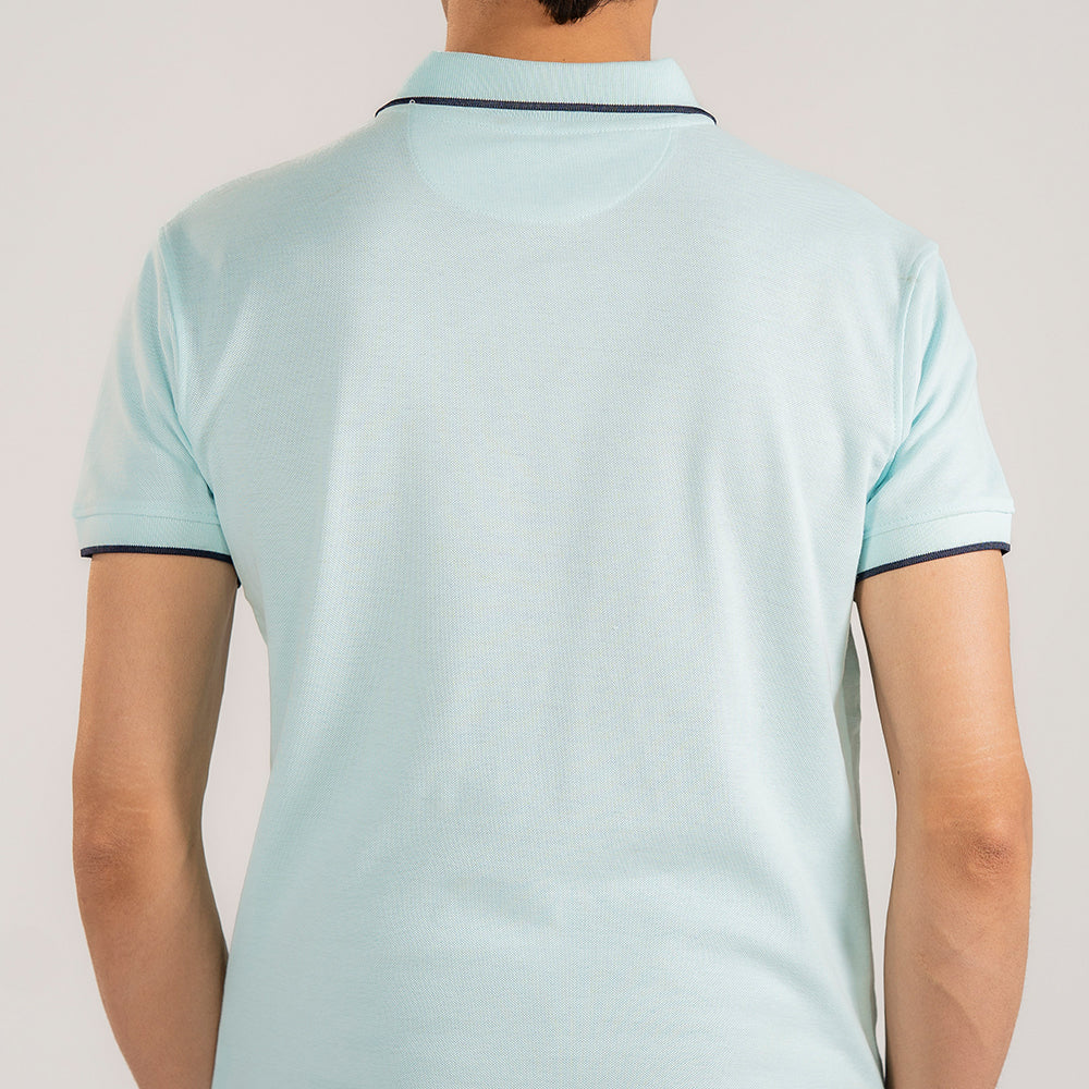 ST LV POLO - AQUA BLUE