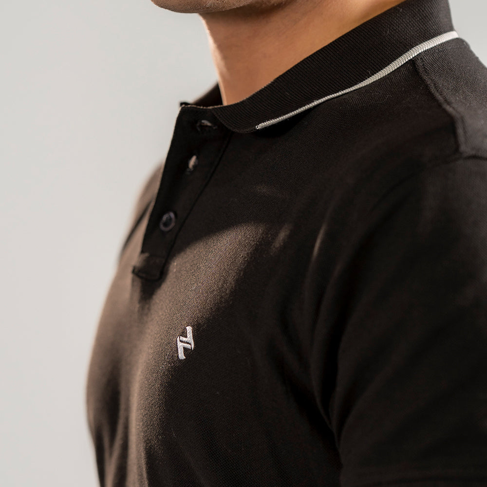 ST LV POLO - BLACK