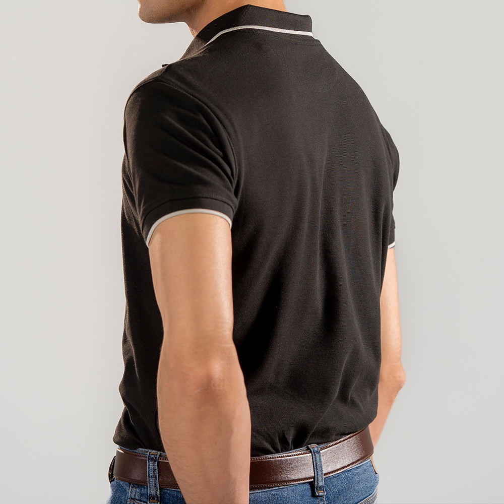 ST LV POLO - BLACK