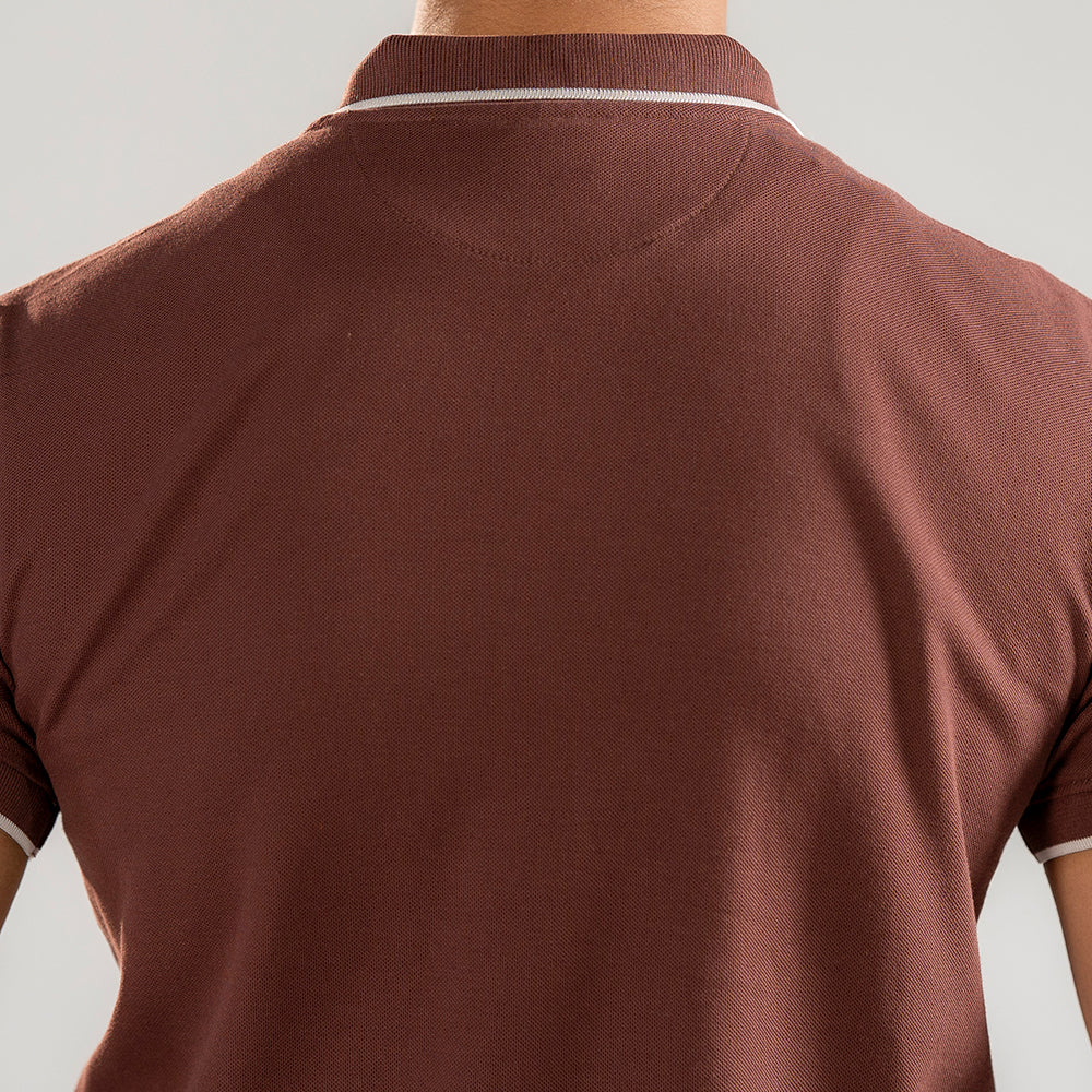 ST LV POLO - BROWN