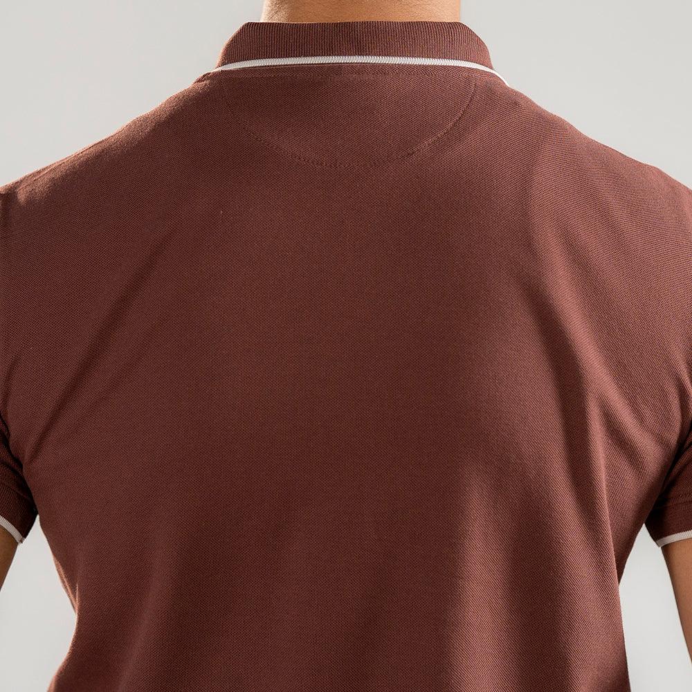 ST LV POLO - BROWN - NAVZA