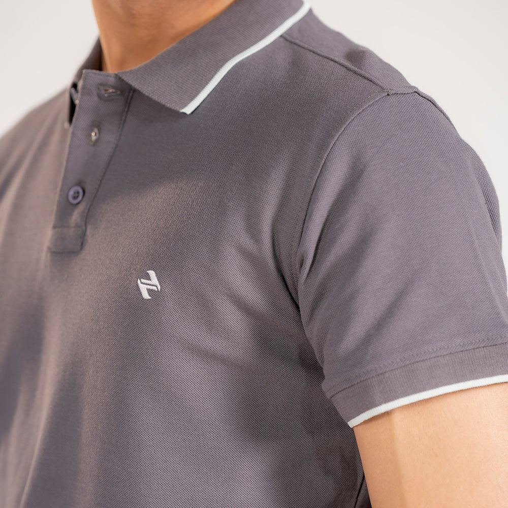 ST LV POLO - DARK GREY