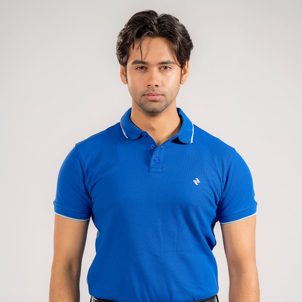 ST LV POLO - ROYAL BLUE