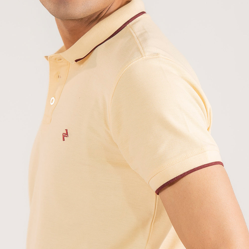 ST LV POLO - SOFT YELLOW
