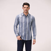 STRIPED SHIRT – SKY BLUE