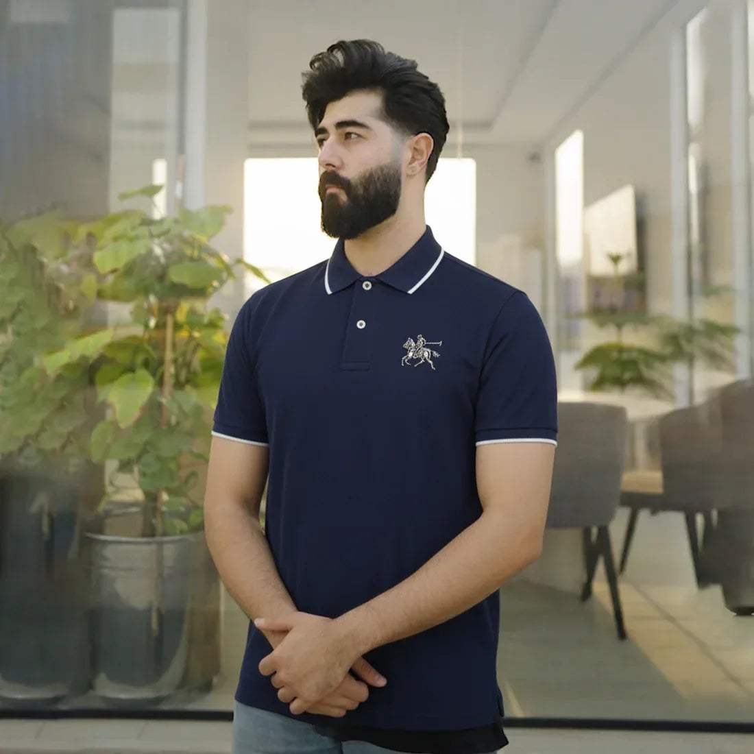ST HV POLO - NAVY - NAVZA
