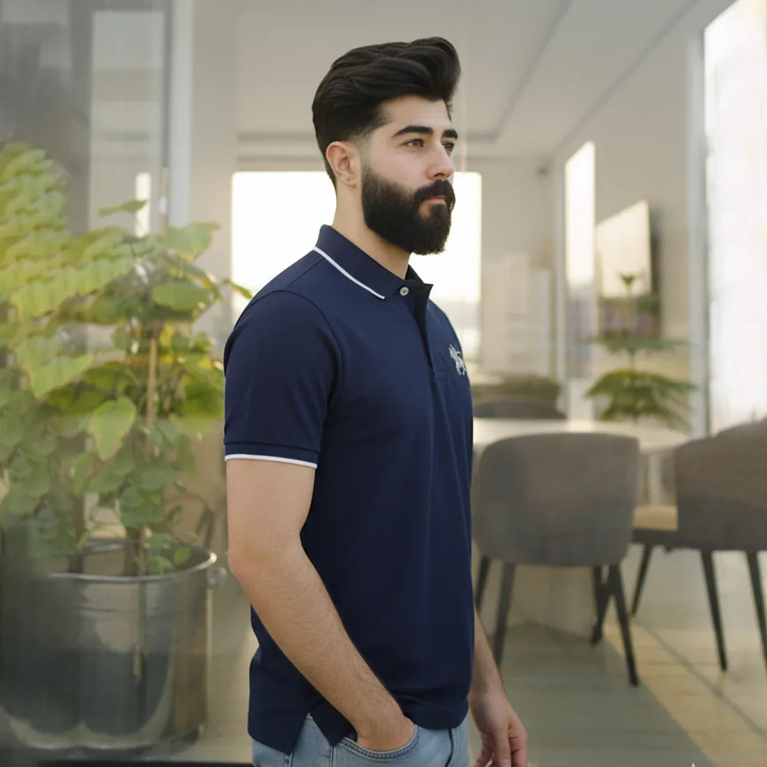 ST HV POLO - NAVY - NAVZA