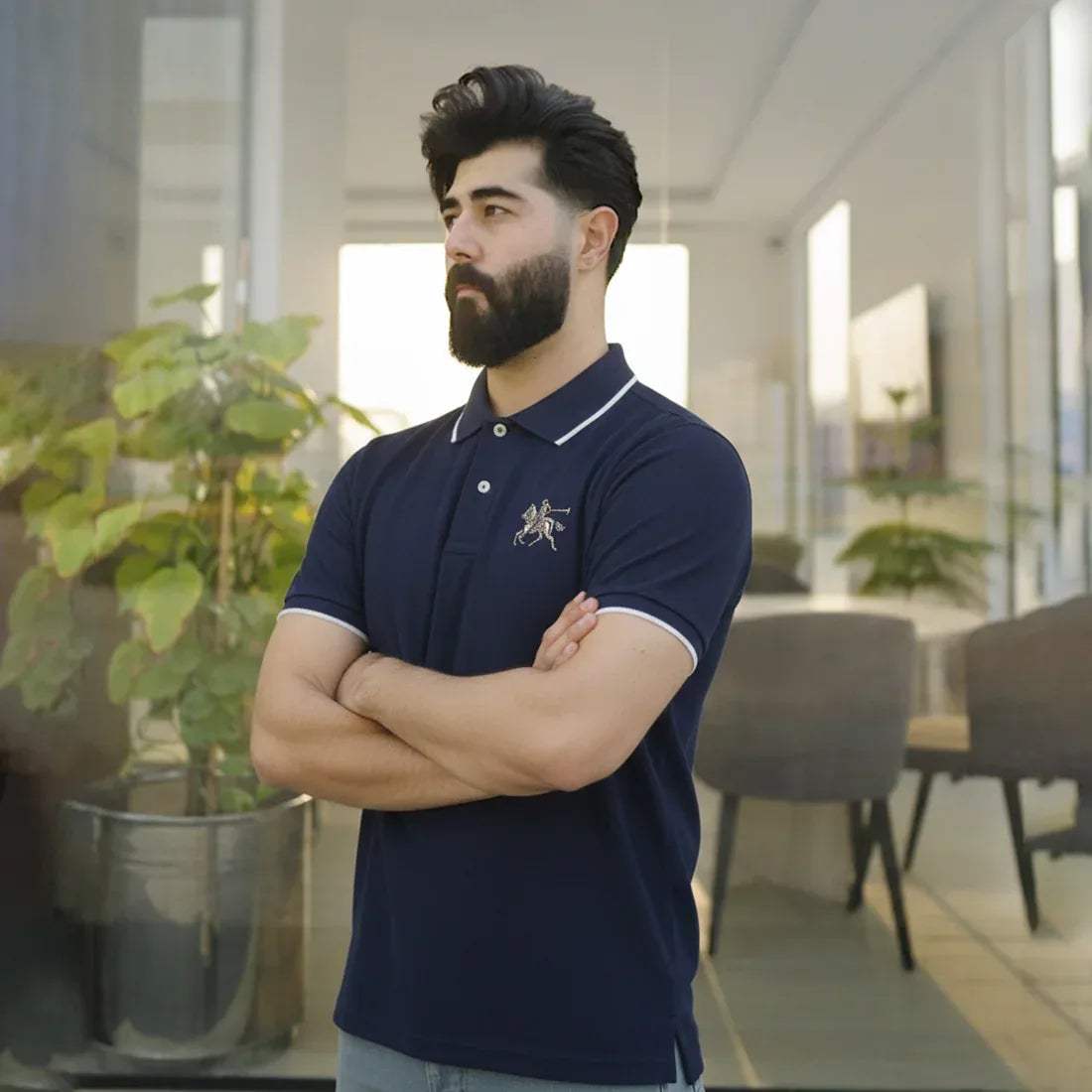 ST HV POLO - NAVY - NAVZA